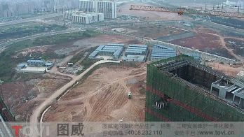 100萬(wàn)像素-深圳高新西中建五局施工現(xiàn)場(chǎng)塔吊安裝高速球監(jiān)控演示